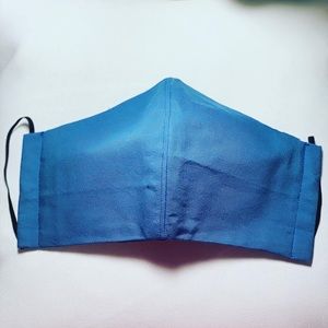 Blue handmade facemask